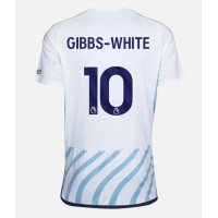 Billiga Nottingham Forest Morgan Gibbs-White #10 Borta fotbollskläder 2023-24 Kortärmad